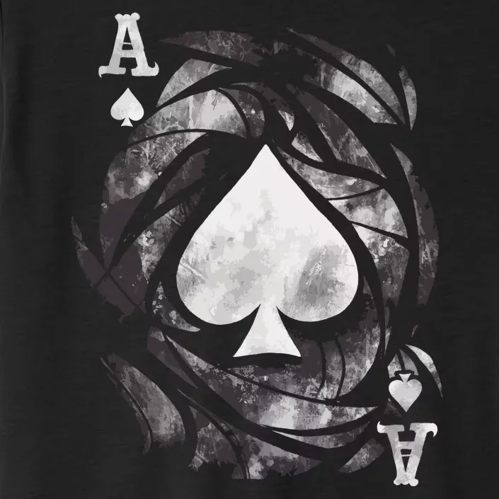 Grunge Ace Of Spades ChromaSoft Performance T-Shirt