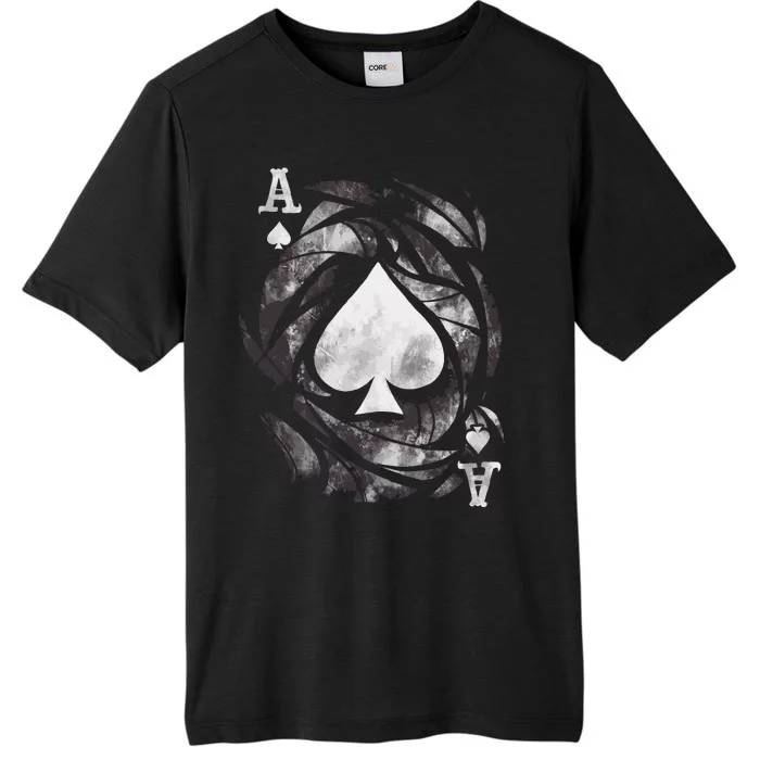 Grunge Ace Of Spades ChromaSoft Performance T-Shirt