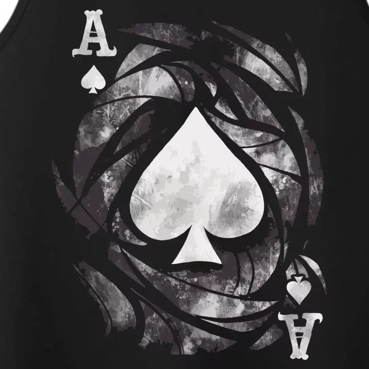 Grunge Ace Of Spades Performance Tank