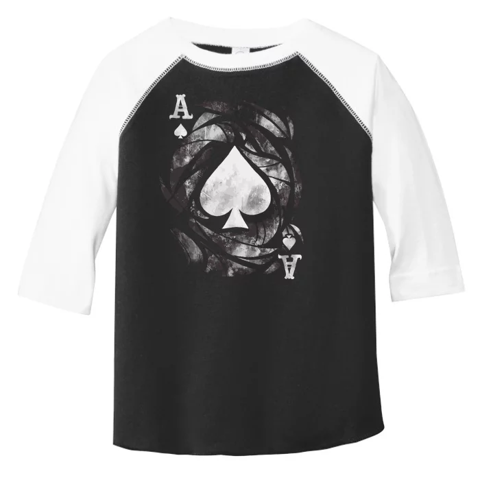 Grunge Ace Of Spades Toddler Fine Jersey T-Shirt