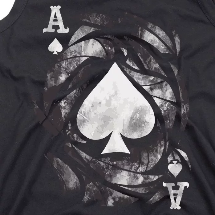 Grunge Ace Of Spades Tank Top