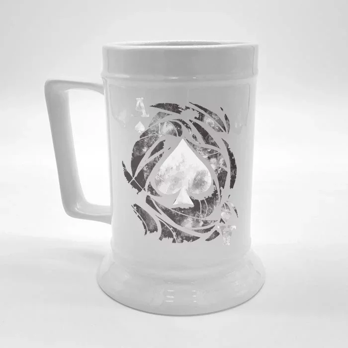 Grunge Ace Of Spades Front & Back Beer Stein