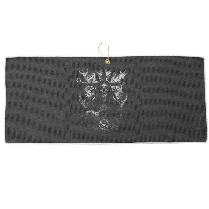 Gothic Aesthetic Occult Unholy Grunge Emo Punk Large Microfiber Waffle Golf Towel