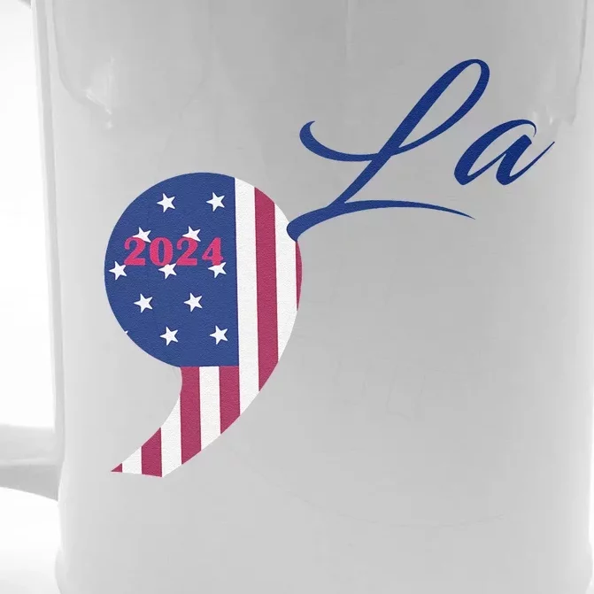 Go All Out Comma La 2024 Front & Back Beer Stein