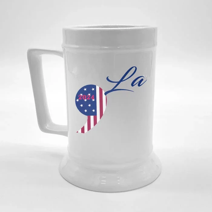 Go All Out Comma La 2024 Front & Back Beer Stein