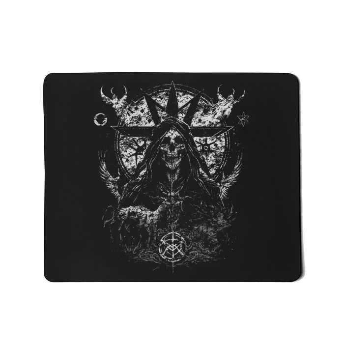 Gothic Aesthetic Occult Unholy Grunge Emo Punk Mousepad