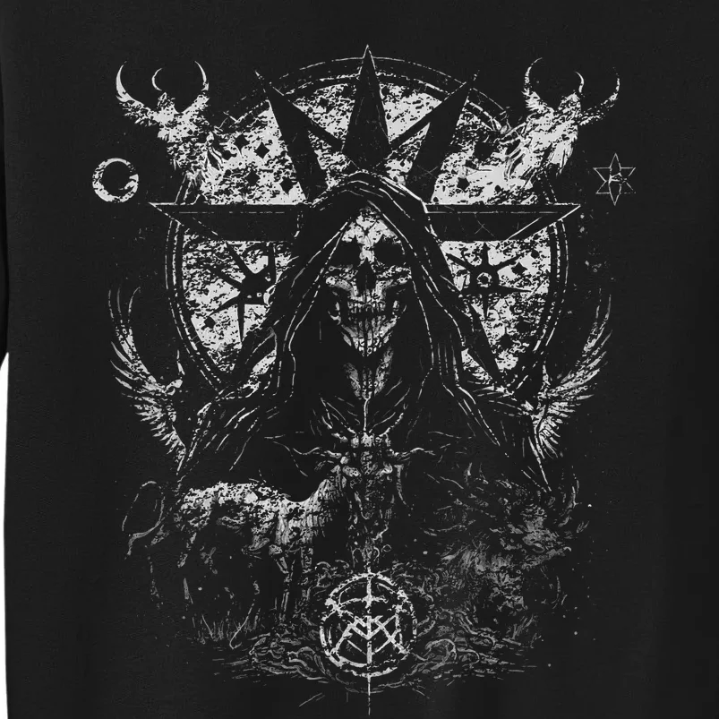 Gothic Aesthetic Occult Unholy Grunge Emo Punk Tall Sweatshirt