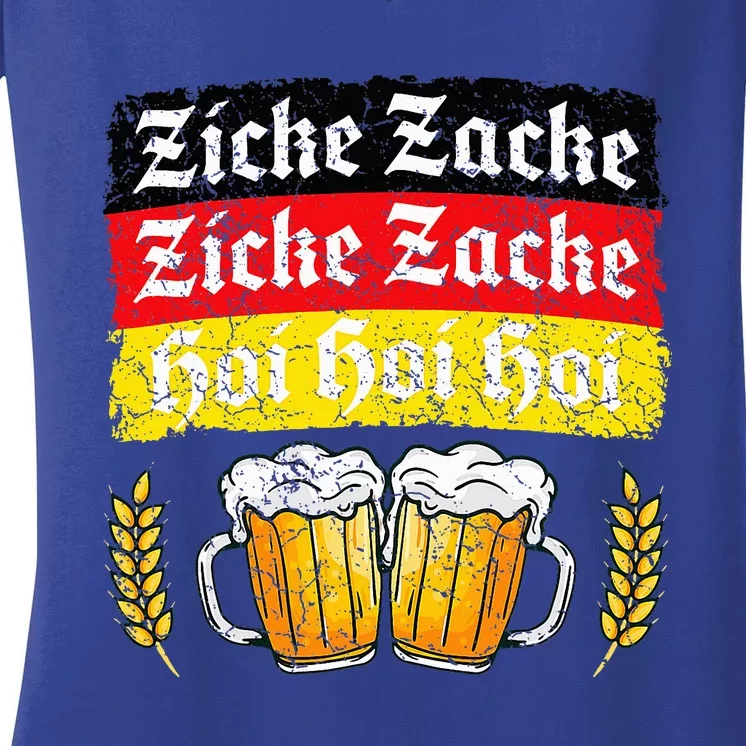 German American Oktoberfest Women's V-Neck T-Shirt