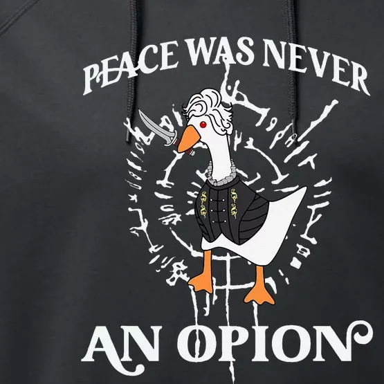 Goose Astarion Peace was an Never Option Performance Fleece Hoodie