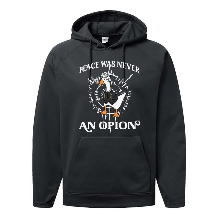 Goose Astarion Peace was an Never Option Performance Fleece Hoodie