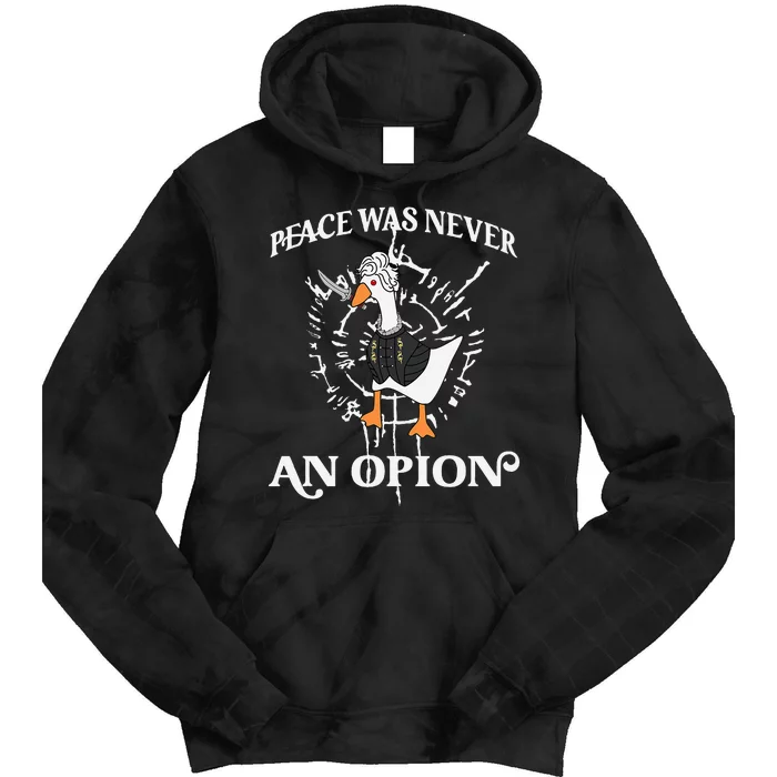 Goose Astarion Peace was an Never Option Tie Dye Hoodie