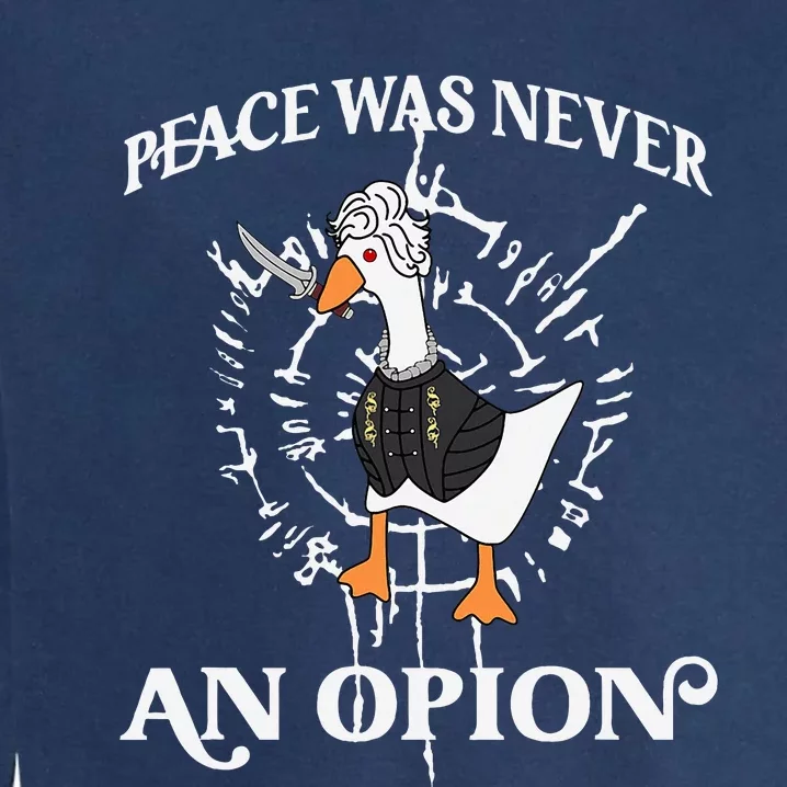 Goose Astarion Peace was an Never Option Garment-Dyed Sweatshirt