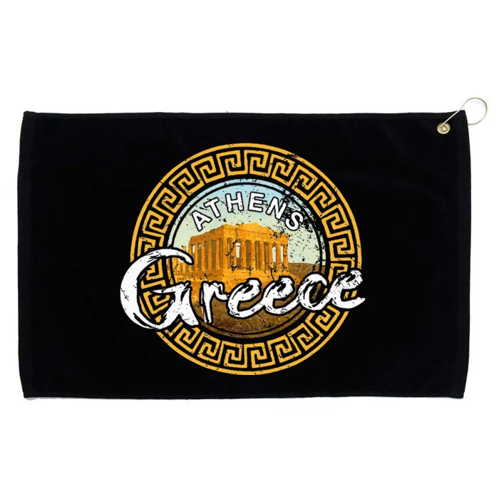 Greece Athens Parthenon Acropolis Grommeted Golf Towel