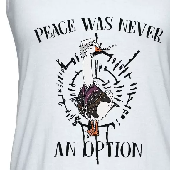 Goose Astarion Peace Was Never An Option Goose Goose Duck Ladies Essential Flowy Tank