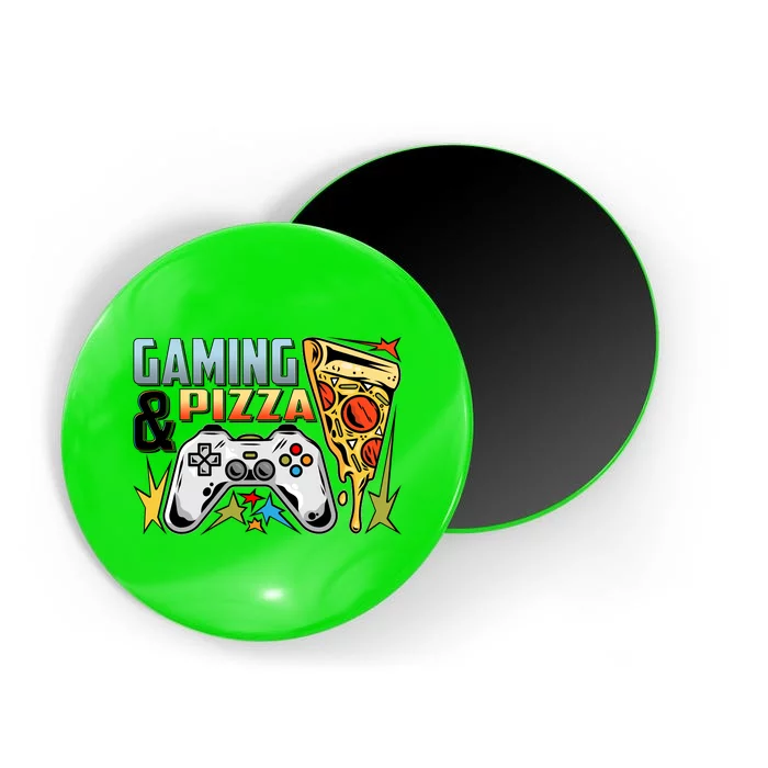 Gaming And Pizza Lover Fan Magnet