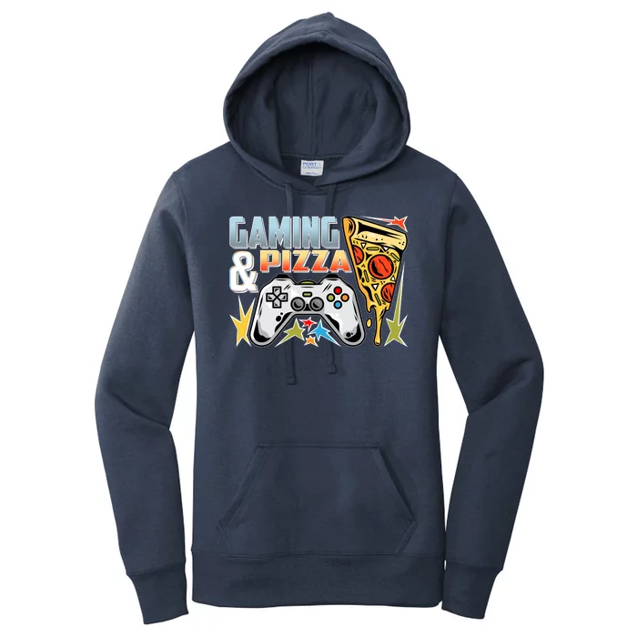 Gaming And Pizza Lover Fan Women's Pullover Hoodie