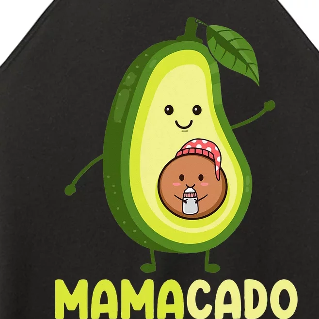 Great Avocado Pregnant Pregnancy Avocado Baby Women’s Perfect Tri Rocker Tank