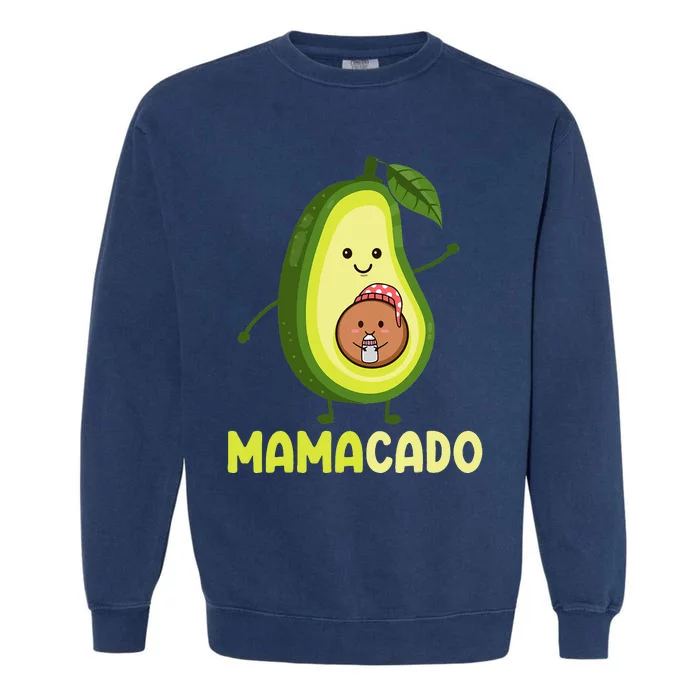 Great Avocado Pregnant Pregnancy Avocado Baby Garment-Dyed Sweatshirt