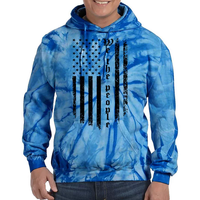 Grunge American Pride Tie Dye Hoodie