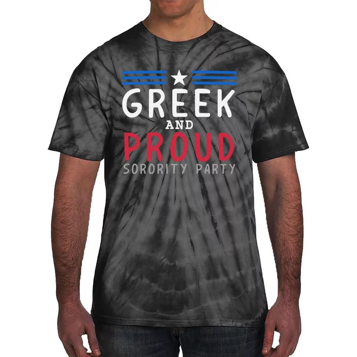 Greek And Proud Women Sorority Party Pro Kamala Harris Tie-Dye T-Shirt