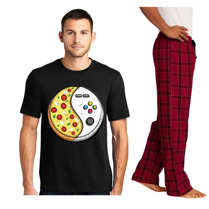 Gaming And Pizza Design For Gamer Gift Pajama Set