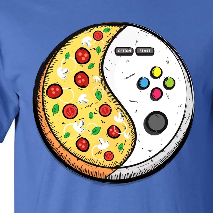 Gaming And Pizza Design For Gamer Gift Tall T-Shirt