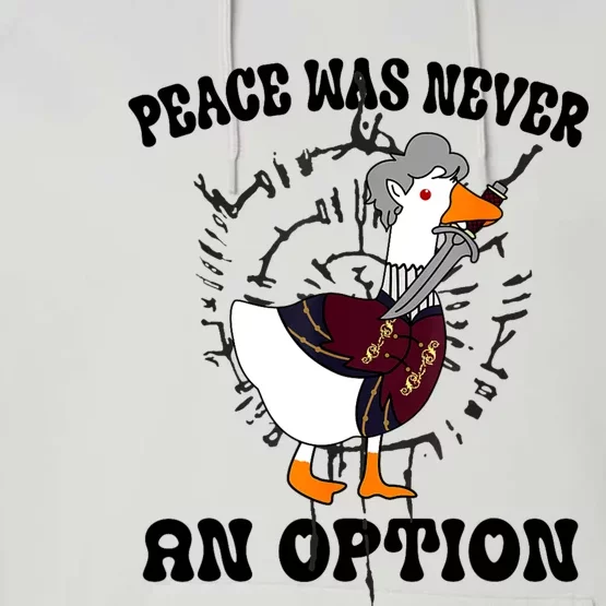 Goose Astarion Peace Was An Never Option Performance Fleece Hoodie