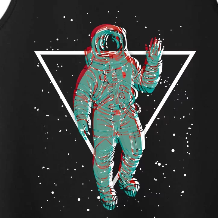 Graphic Astronaut Rave Festival Gift Performance Tank