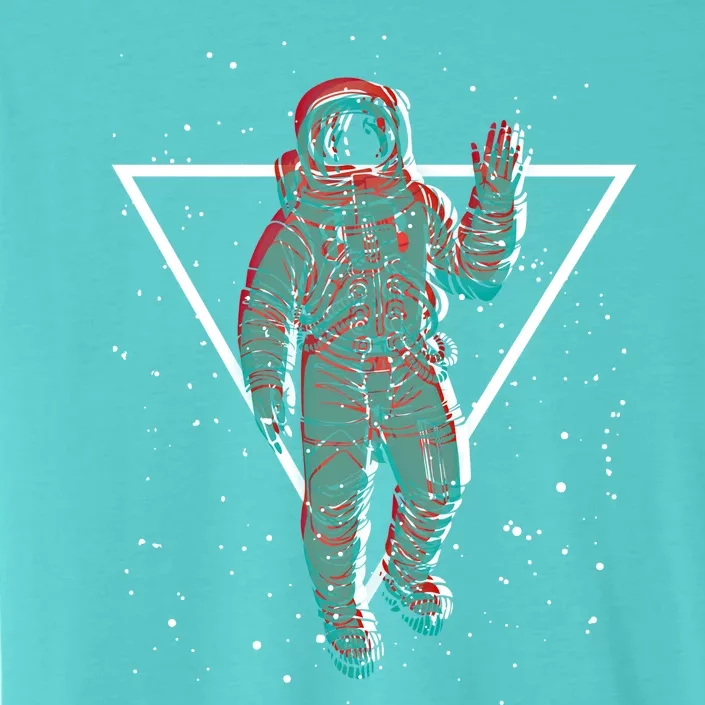 Graphic Astronaut Rave Festival Gift ChromaSoft Performance T-Shirt