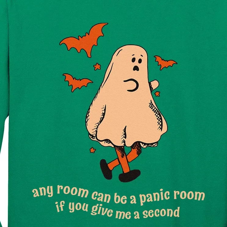 Ghost Any Room Can Be A Panic Room If You Give Me A Second Long Sleeve Shirt