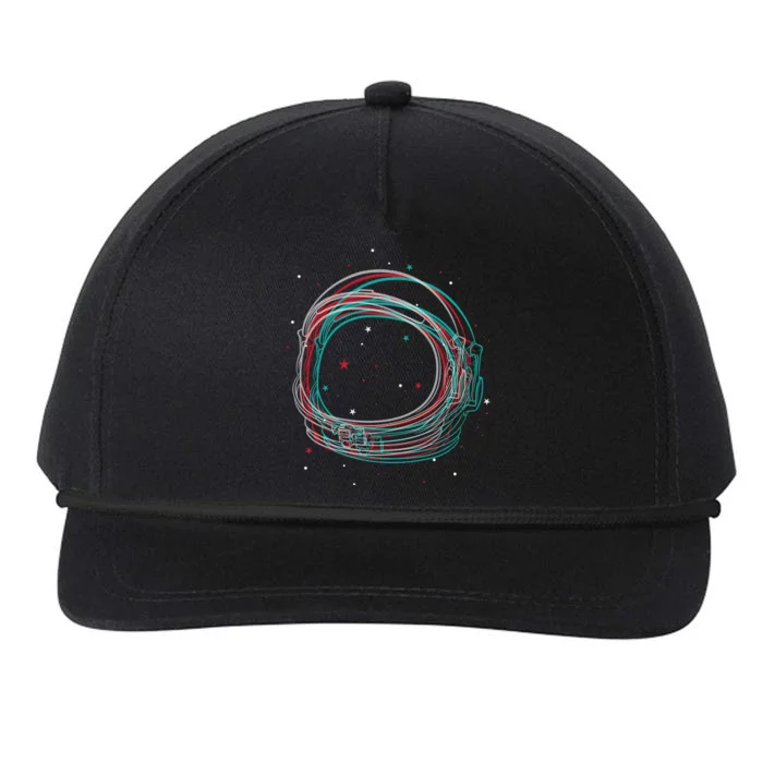 Graphic Astronaut Rave Festival Cool Gift Snapback Five-Panel Rope Hat