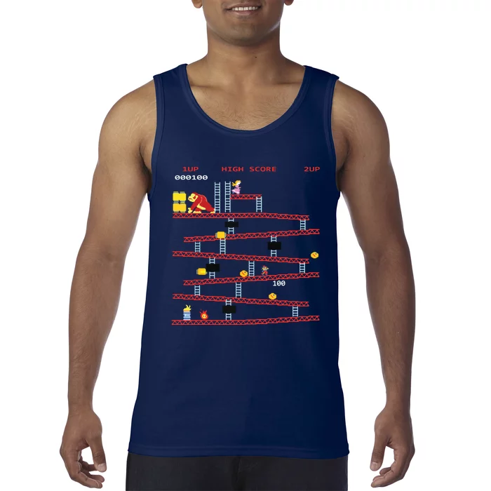 Gaming Arcade Retro Video Game Console Vintage Gamer Gifts Tank Top