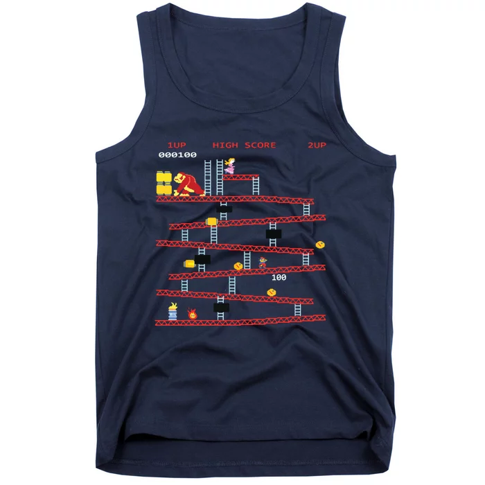 Gaming Arcade Retro Video Game Console Vintage Gamer Gifts Tank Top