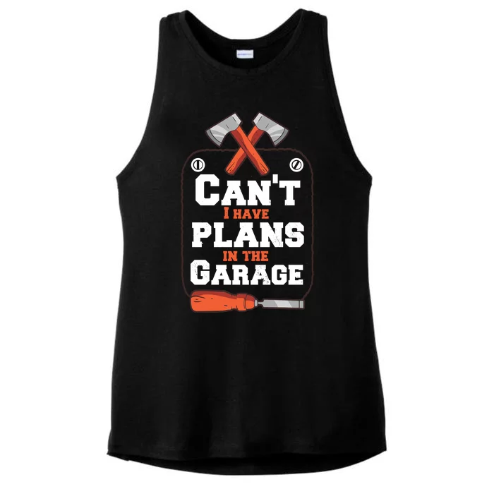 Garage Plans Ladies Tri-Blend Wicking Tank