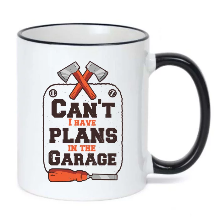 Garage Plans Black Color Changing Mug