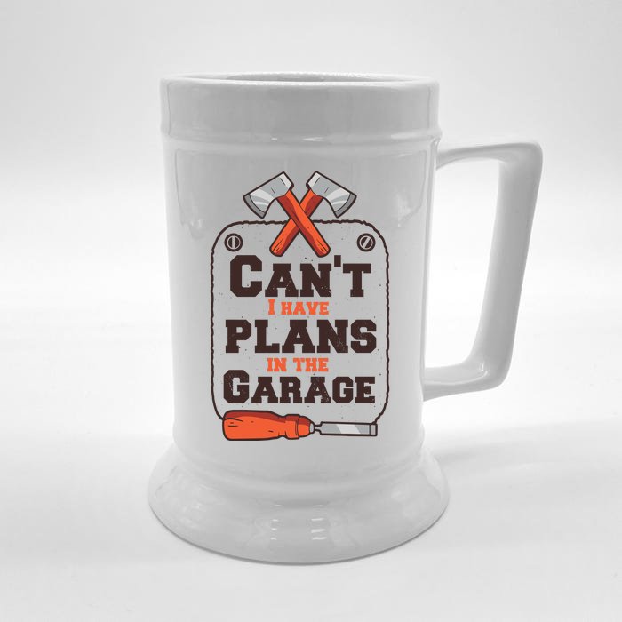 Garage Plans Front & Back Beer Stein