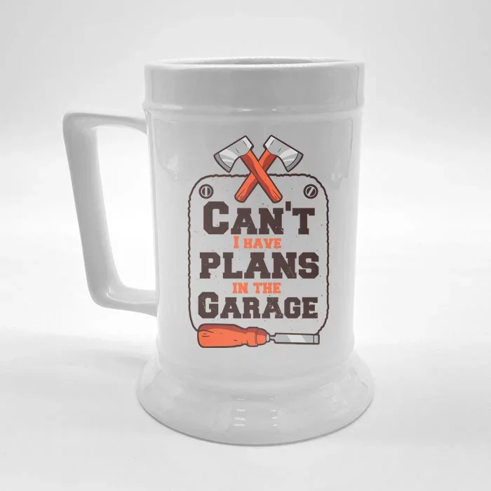 Garage Plans Front & Back Beer Stein