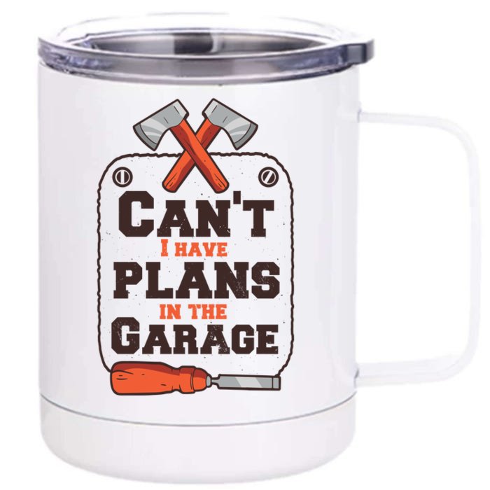 Garage Plans Front & Back 12oz Stainless Steel Tumbler Cup