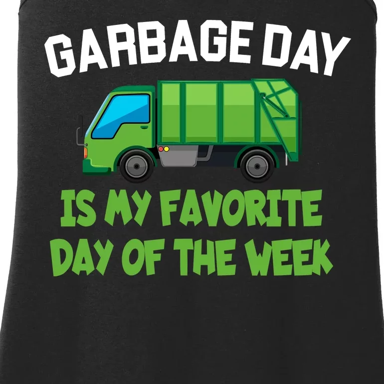 Garbage Day Is My favorite Day Ladies Essential Tank