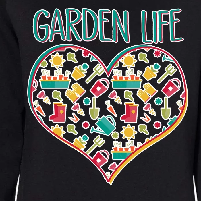 Garden Life Doodle Womens California Wash Sweatshirt