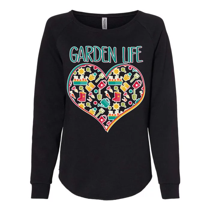 Garden Life Doodle Womens California Wash Sweatshirt