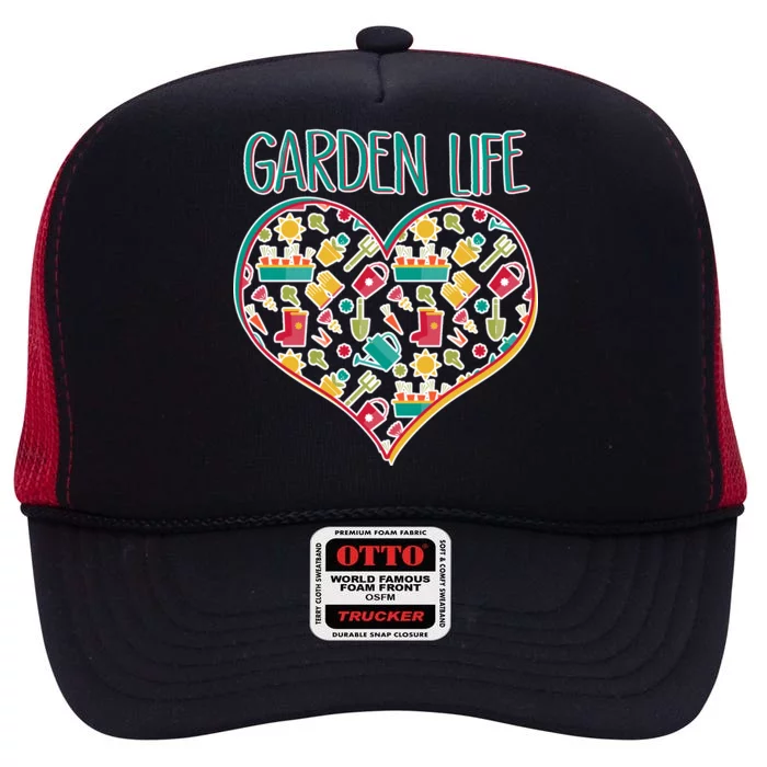 Garden Life Doodle High Crown Mesh Trucker Hat