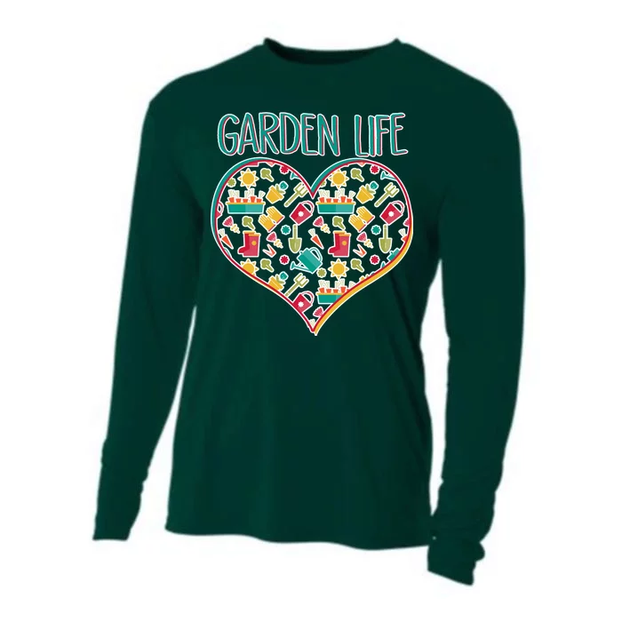 Garden Life Doodle Cooling Performance Long Sleeve Crew