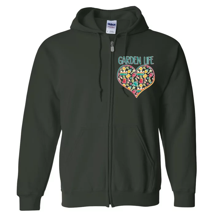 Garden Life Doodle Full Zip Hoodie