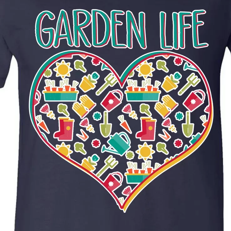 Garden Life Doodle V-Neck T-Shirt