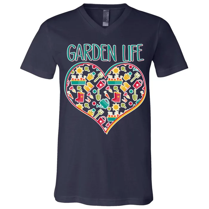 Garden Life Doodle V-Neck T-Shirt