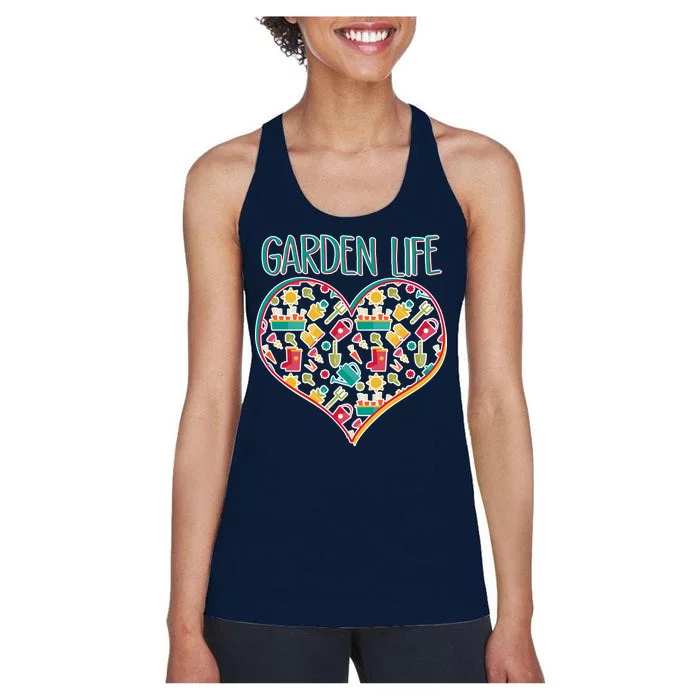 Garden Life Doodle Women's Racerback Tank