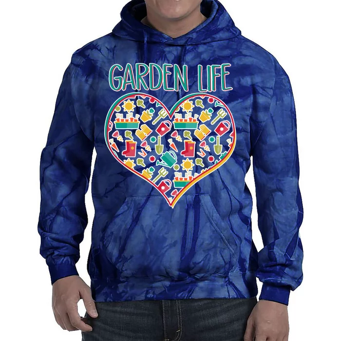 Garden Life Doodle Tie Dye Hoodie