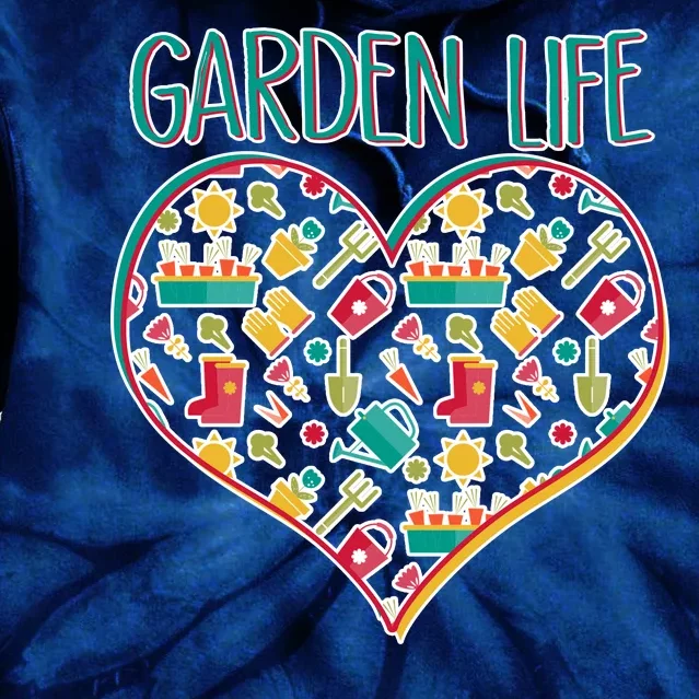 Garden Life Doodle Tie Dye Hoodie