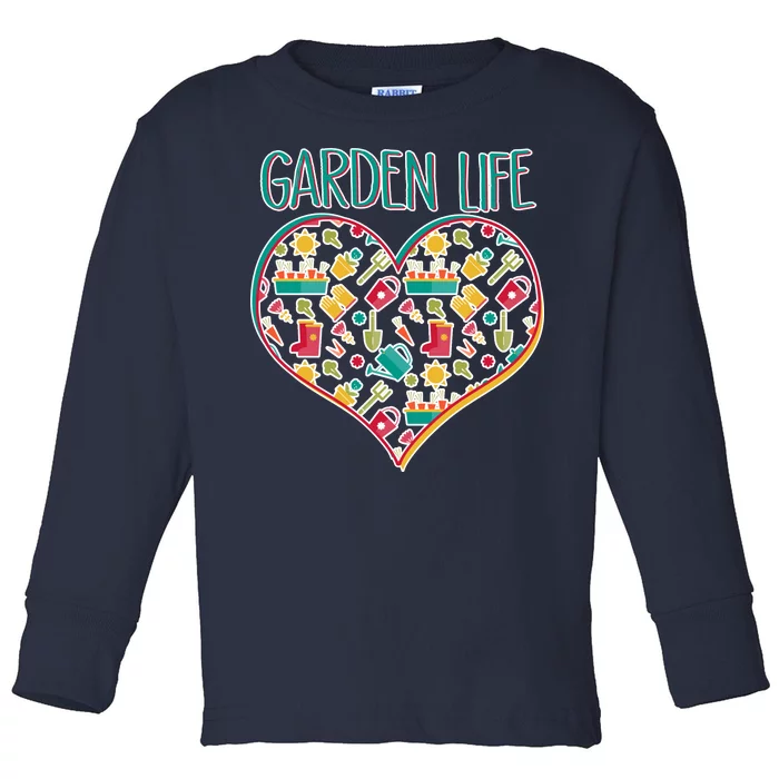 Garden Life Doodle Toddler Long Sleeve Shirt